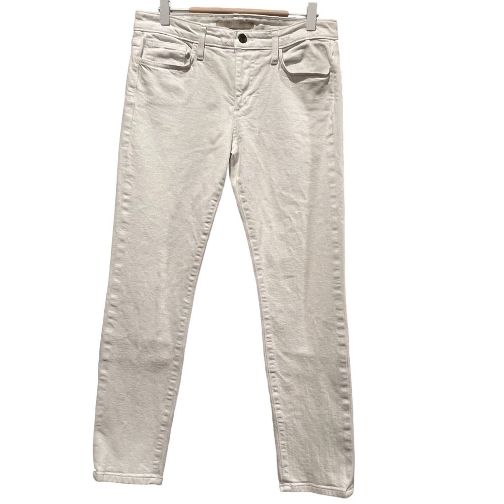 Joe's White Denim Jeans, Bonnie, Straight Leg, 29